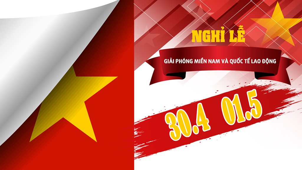 Lich nghi le 30/4-1/5 GM solutions